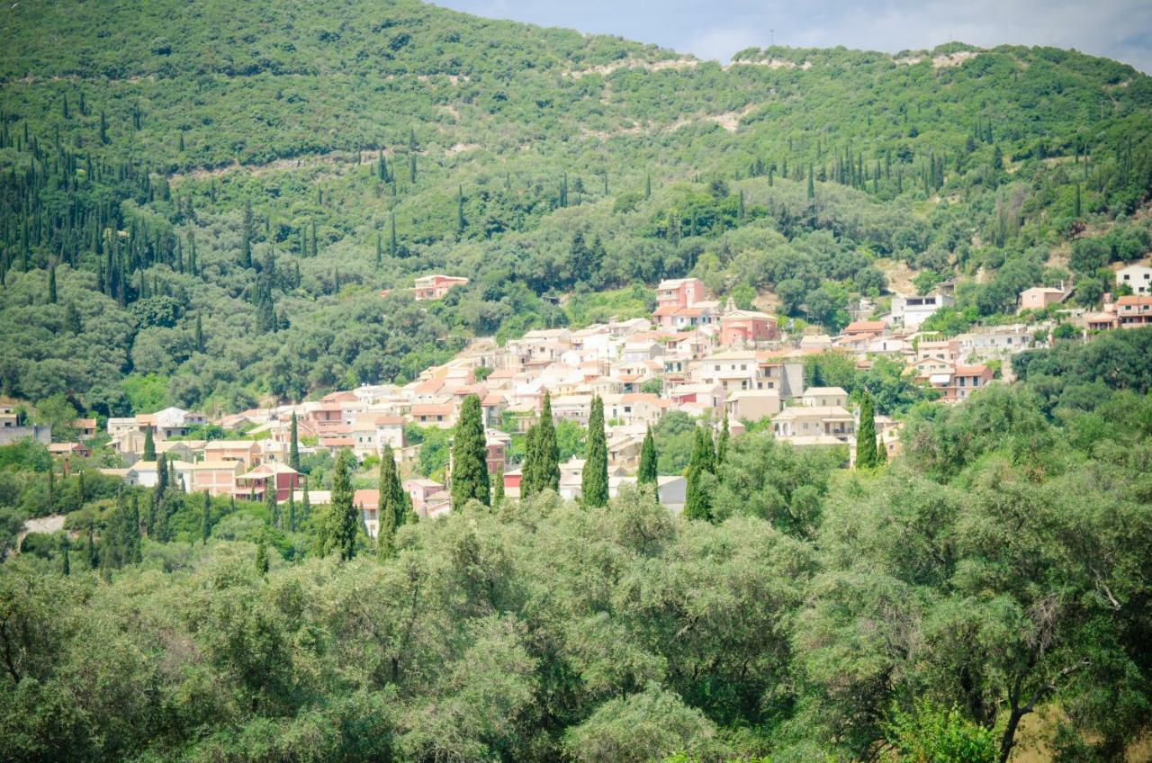 Villa Conte Rari Agios Gordios  Eksteriør billede